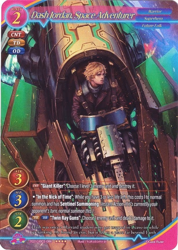 Dash Jordan, Space Adventurer - 4-Star (2021GB03-086)