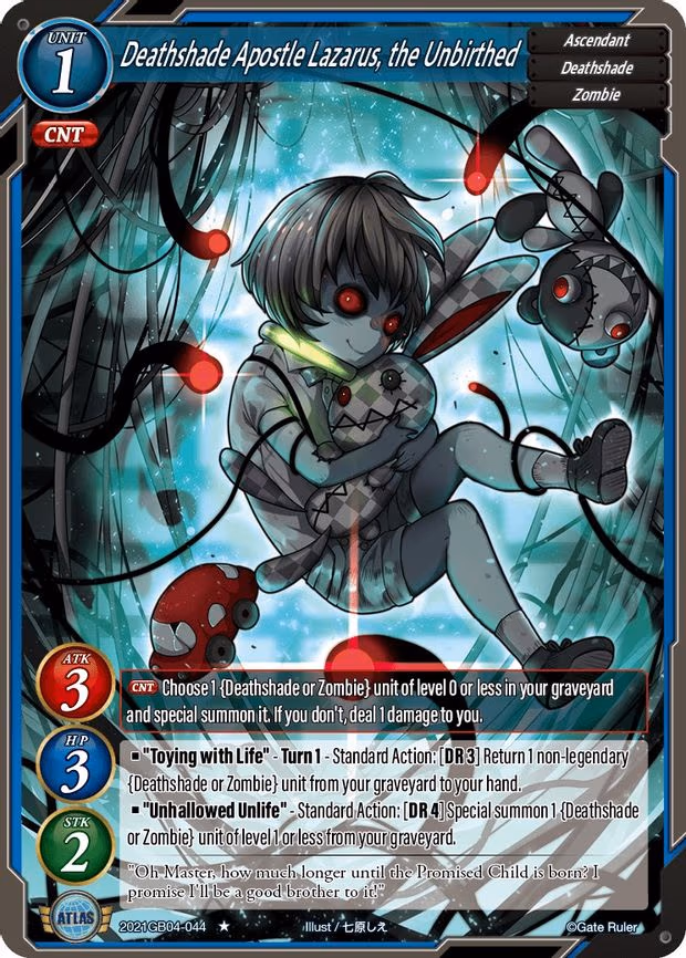 Deathshade Apostle Lazarus, the Unbirthed - 1-Star (2021GB04-044)