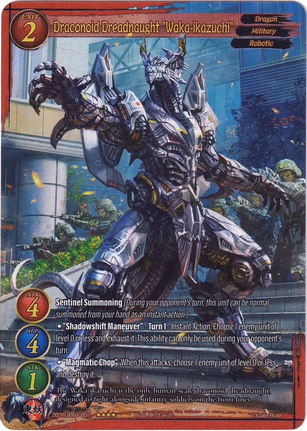 Draconoid Dreadnaught "Waka-ikazuchi" - 4-Star (2021GB04-057)