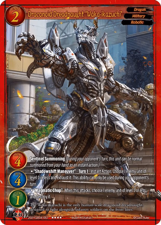 Draconoid Dreadnaught "Waka-ikazuchi" - 4-Star (2021GB04-057)