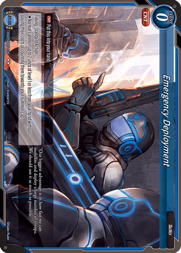 Emergency Deployment - 2-Star (2022GB05-035)