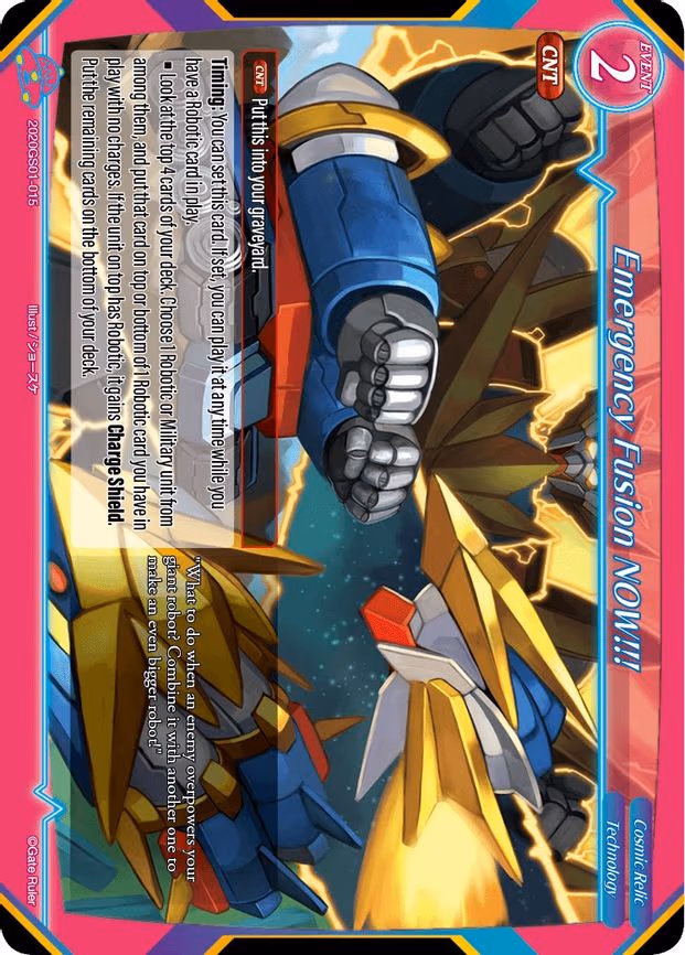 Emergency Fusion NOW!!!