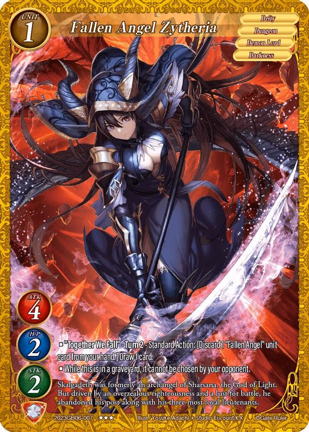 Fallen Angel Zytheria - 3-Star (2023GB06-007)