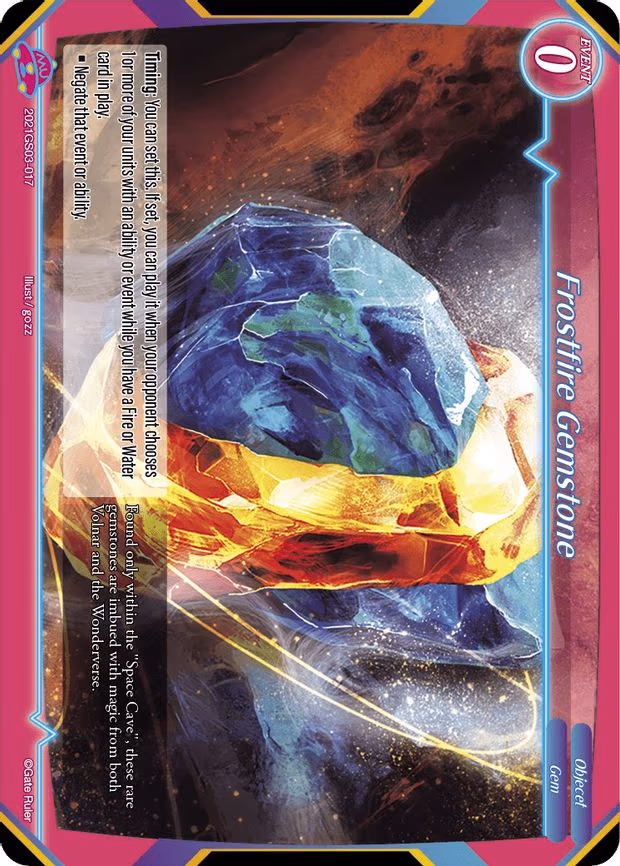 Frostfire Gemstone