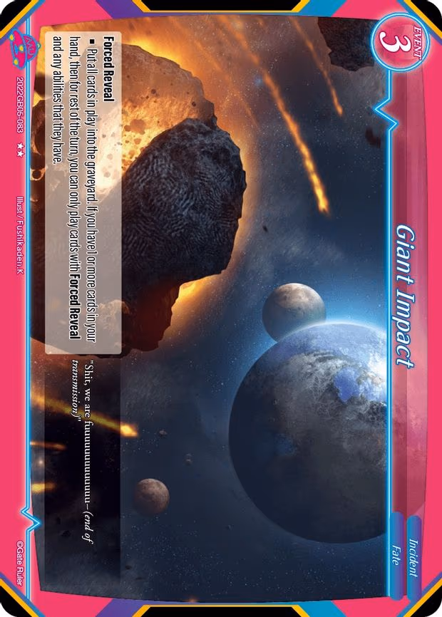 Giant Impact - 2-Star (2022GB05-083)