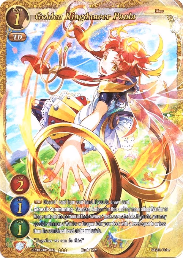 Golden Ringdancer Paula - 3-Star (2020GB01-009)