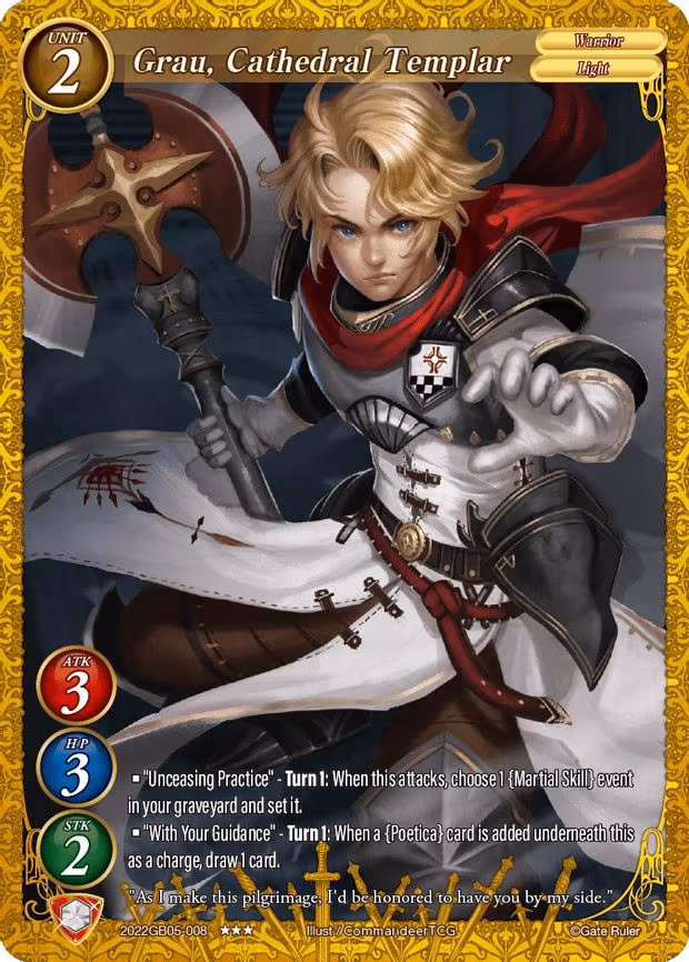 Grau, Cathedral Templar - 3-Star (2022GB05-008)