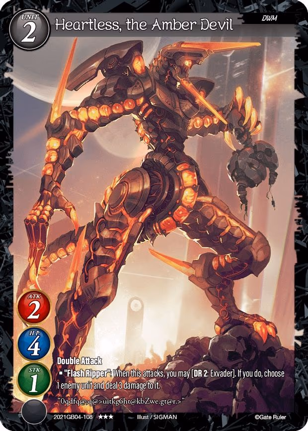 Heartless, the Amber Devil - 3-Star (2021GB04-108)