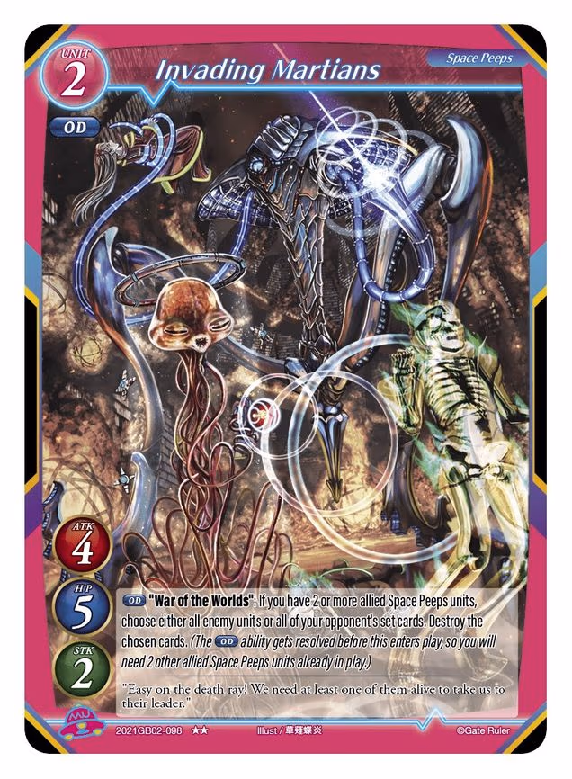 Invading Martians - 2-Star (2021GB02-098)
