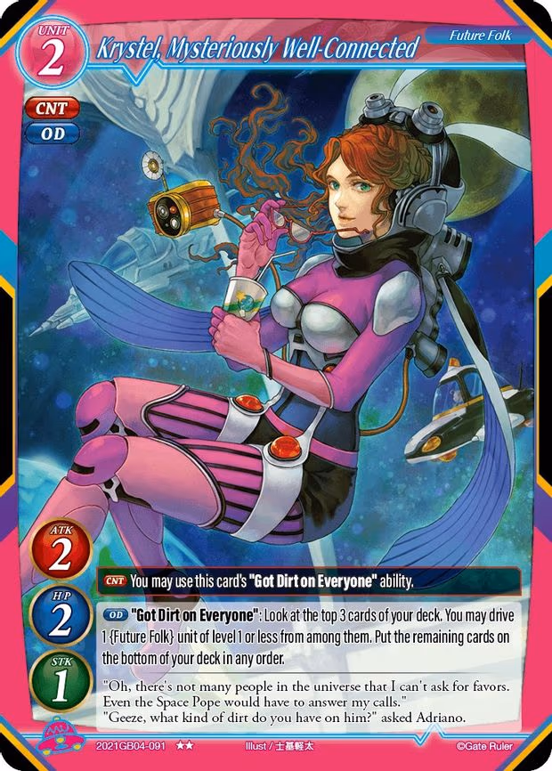 Krystel, Mysteriously Well-Connected - 2-Star (2021GB04-091)