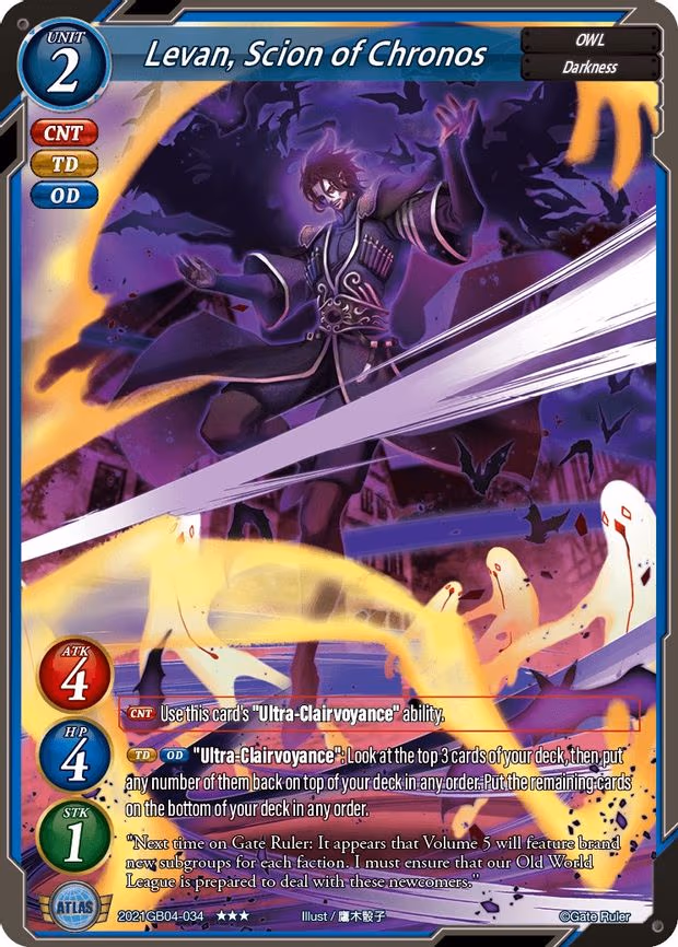 Levan, Scion of Chronos - 3-Star (2021GB04-034)