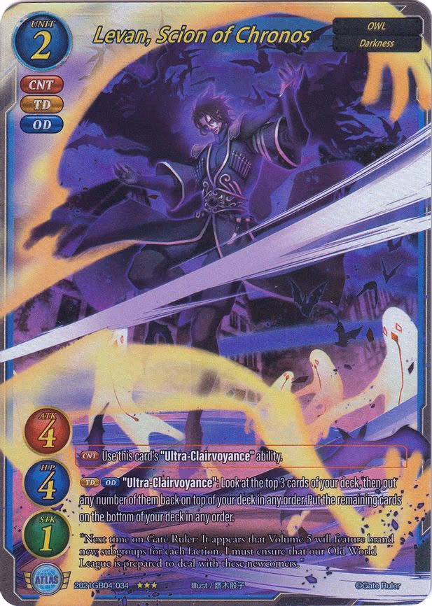 Levan, Scion of Chronos - 3-Star (2021GB04-034)