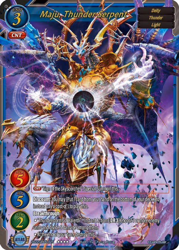 Maji, Thunder Serpent - 4-Star (2022BG05-025)