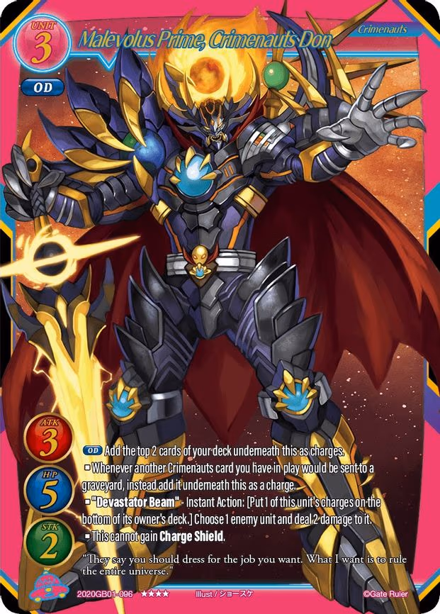 Malevolus Prime, Crimenauts Don - 4-Star (2020GB01-096)