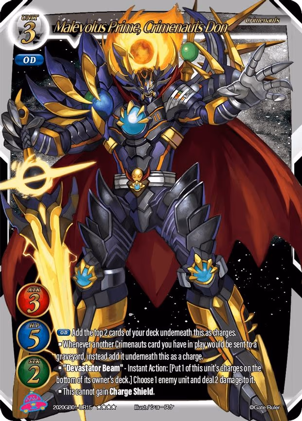 Malevolus Prime, Crimenauts Don - Uber Rare (2020GB01-UR15)