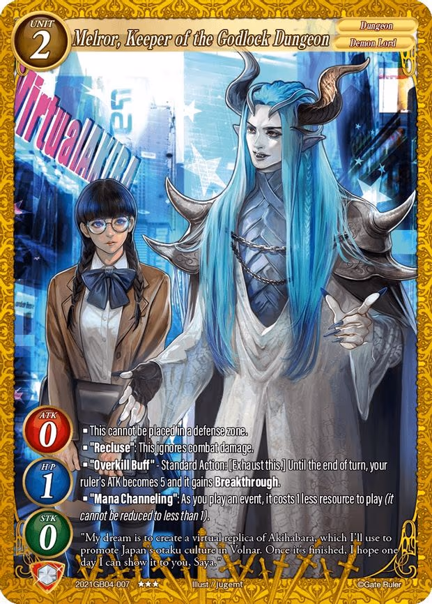 Melror, Keeper of the Godlock Dungeon - 3-Star (2021GB04-007)
