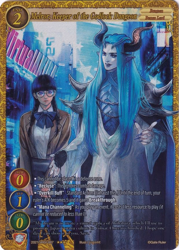 Melror, Keeper of the Godlock Dungeon - 3-Star (2021GB04-007)
