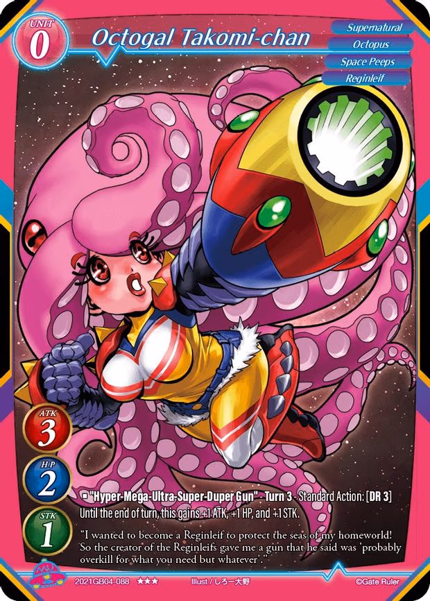 Octogal Takomi-chan - 3-Star (2021GB04-088)
