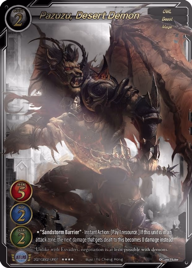 Pazuzu, Desert Demon - Uber Rare (2021GB02-UR07)