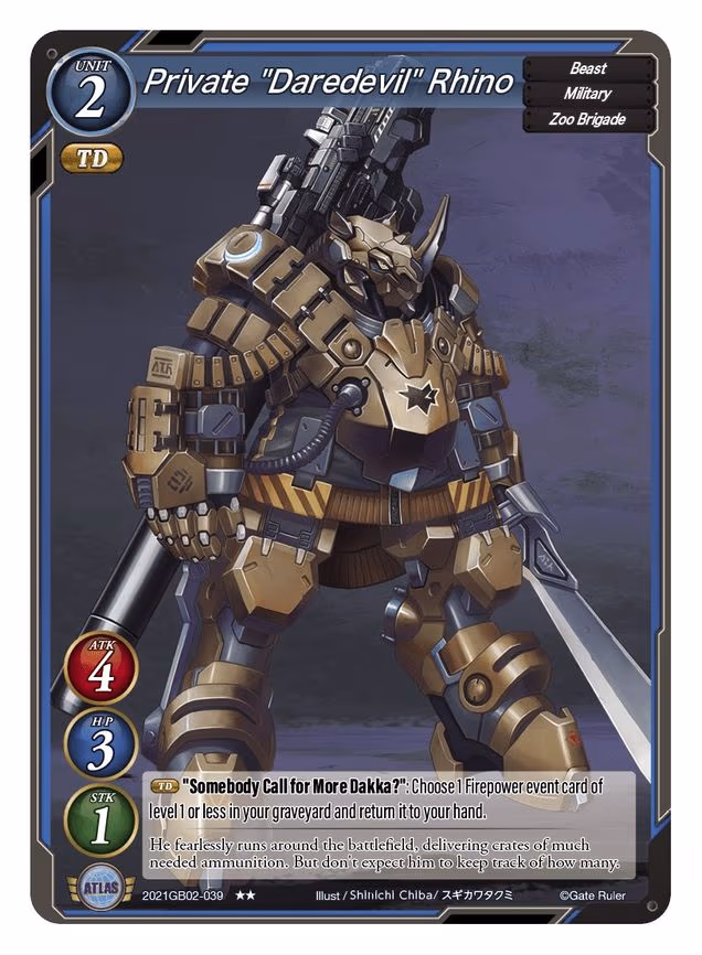 Private "Daredevil" Rhino - 2-Star (2021GB02-039)