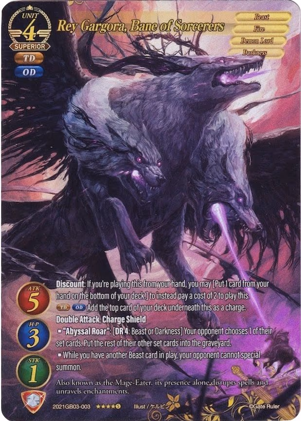 Rey Gargora, Bane of Sorcerers - Superior Rare (2021GB03-003)