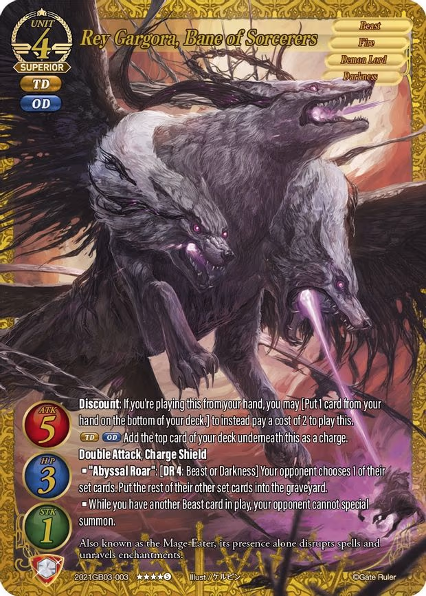 Rey Gargora, Bane of Sorcerers - Superior Rare (2021GB03-003)