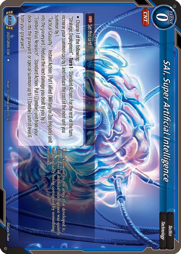 SAI, Super Artificial Intelligence - 1-Star (2022GB05-039)