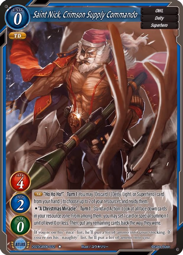 Saint Nick, Crimson Supply Commando - 1-Star (2023GB06-032)