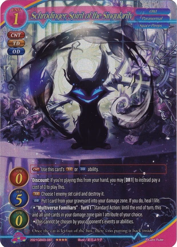 Schrodinger, Spirit of the Singularity