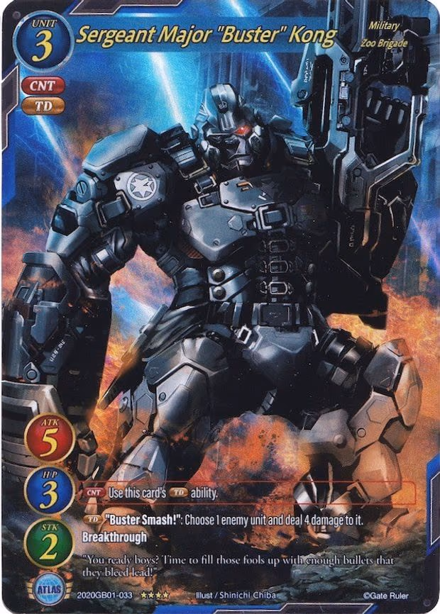 Sergeant Major "Buster" Kong - 4-Star (2020GB01-033)