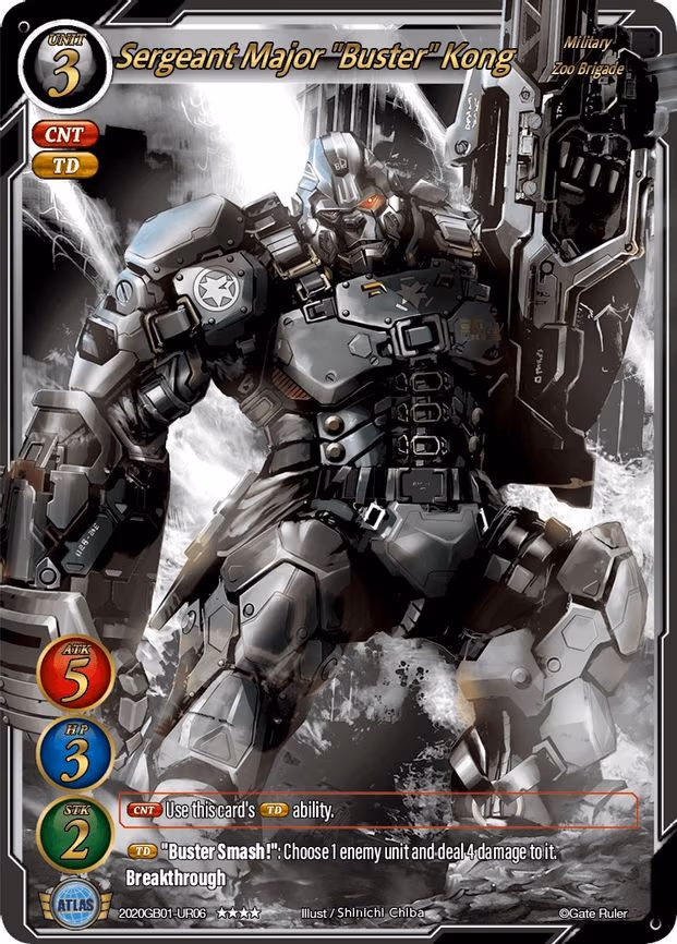 Sergeant Major "Buster" Kong - Uber Rare (2020GB01-UR06)