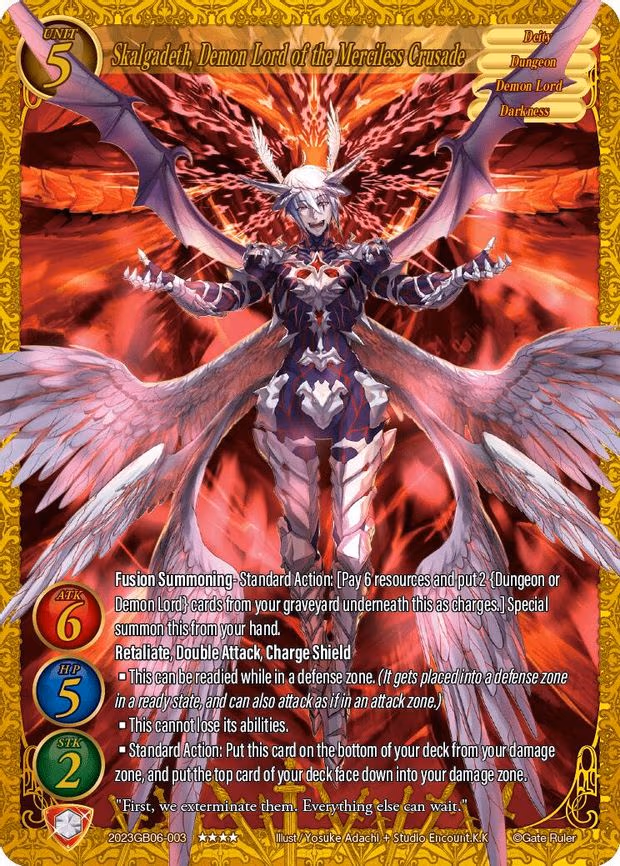 Skalgadeth, Demon Lord of the Merciless Crusade - 4-Star (2023GB06-003)
