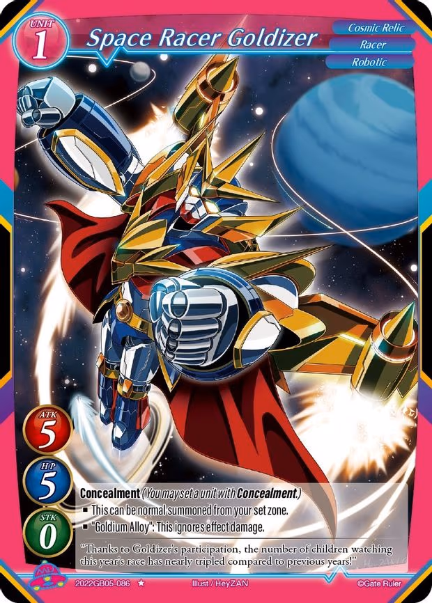 Space Racer Goldizer - 1-Star (2022GB05-086)