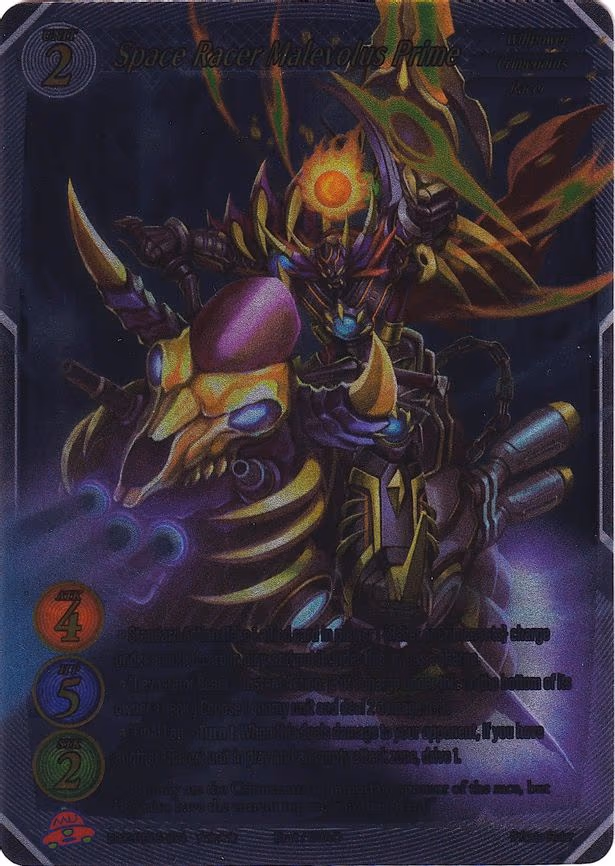 Space Racer Malevolus Prime - Uber Rare
