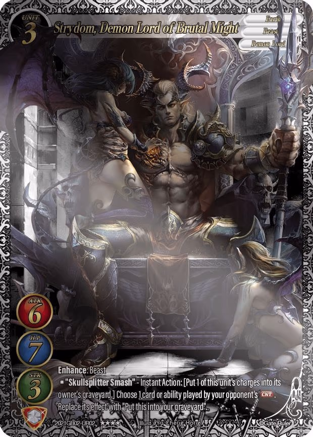 Strydom, Demon Lord of Brutal Might - Uber Rare (2021GB02-UR02)