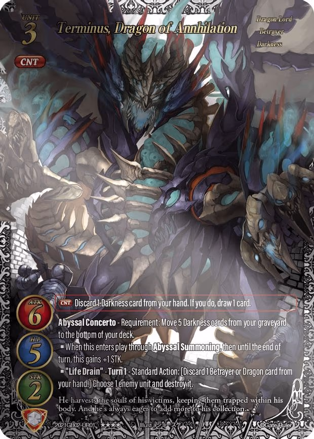 Terminus, Dragon of Annihilation - Uber Rare (2021GB02-UR01)