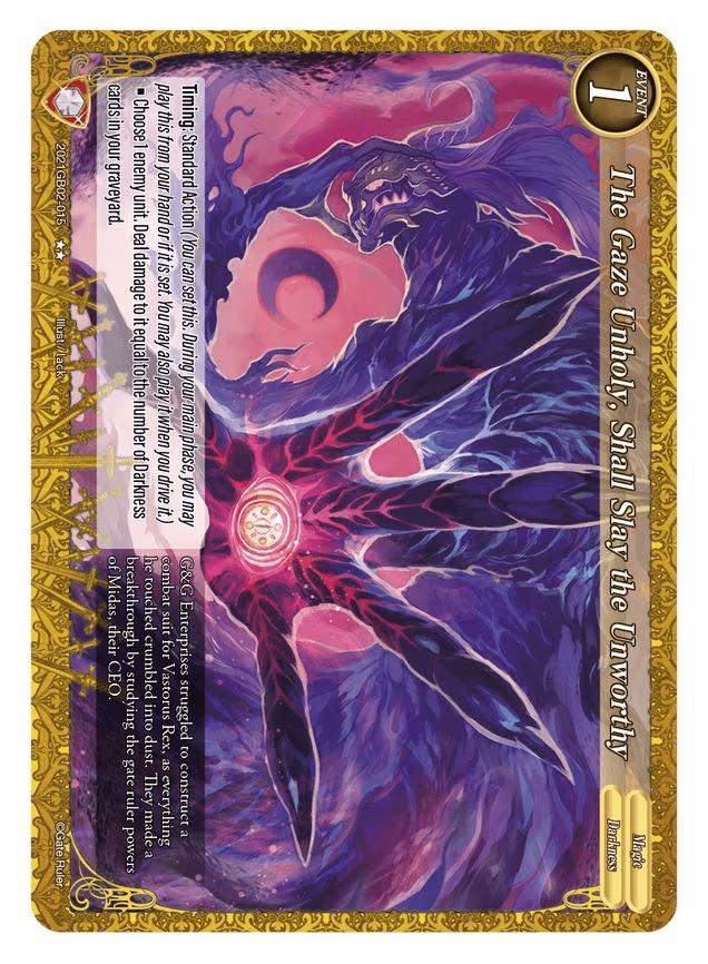 The Gaze Unholy, Shall Slay the Unworthy - 2-Star (2021GB02-015)