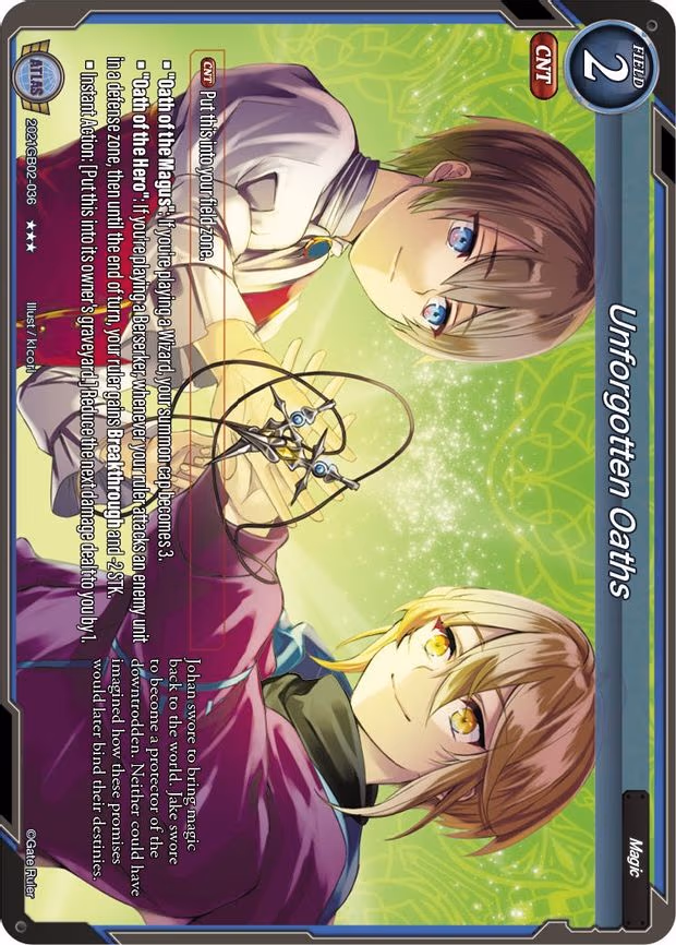 Unforgotten Oaths - 3-Star (2021GB02-036)