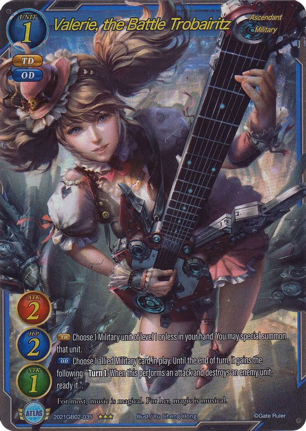 Valerie, the Battle Trobairitz - 3-Star (2021GB02-035)