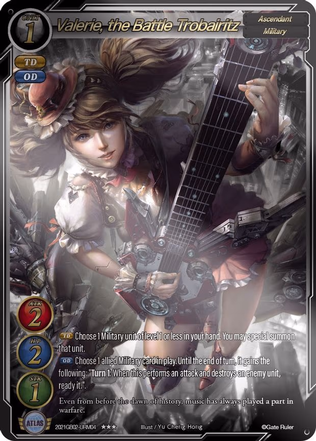 Valerie, the Battle Trobairitz - Uber Rare (2021GB02-URM04)