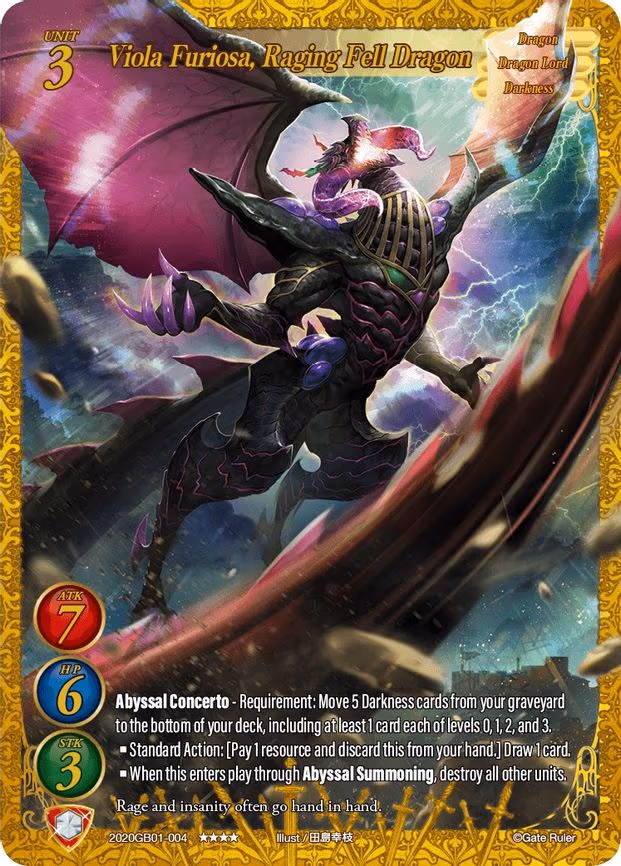 Viola Furiosa, Raging Fell Dragon