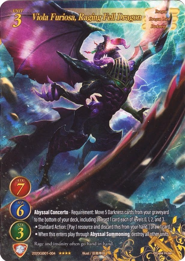 Viola Furiosa, Raging Fell Dragon