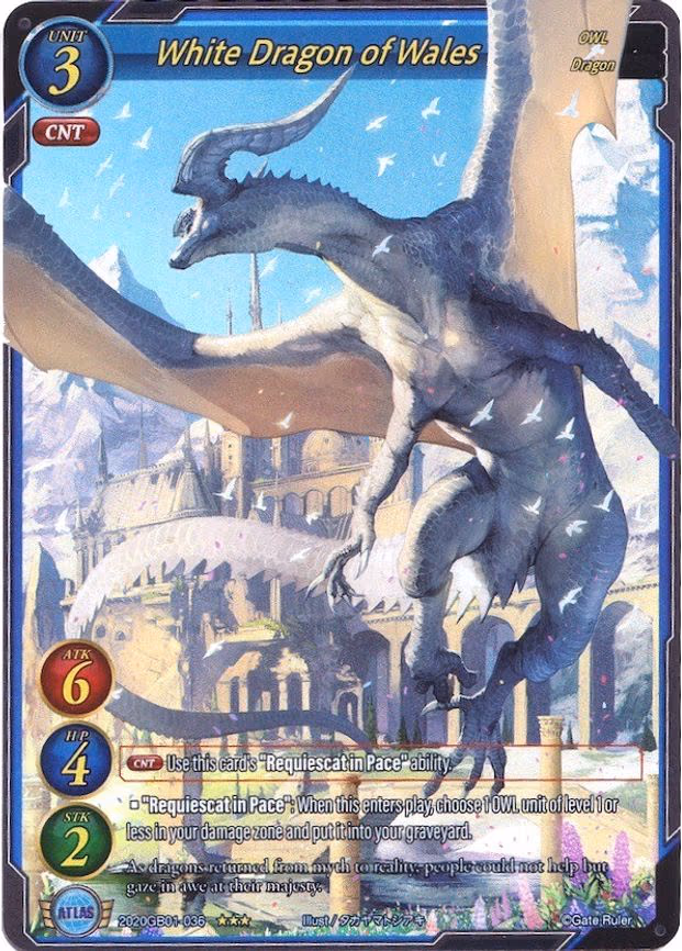 White Dragon of Wales - 3-Star (2020GB01-036)