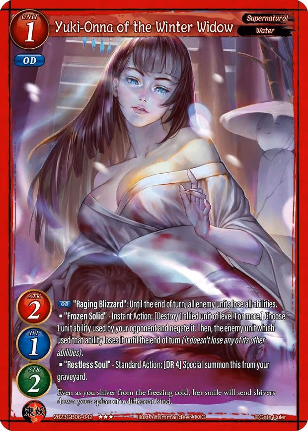 Yuki-Onna of the Winter Widow - 3-Star (2023GB06-043)