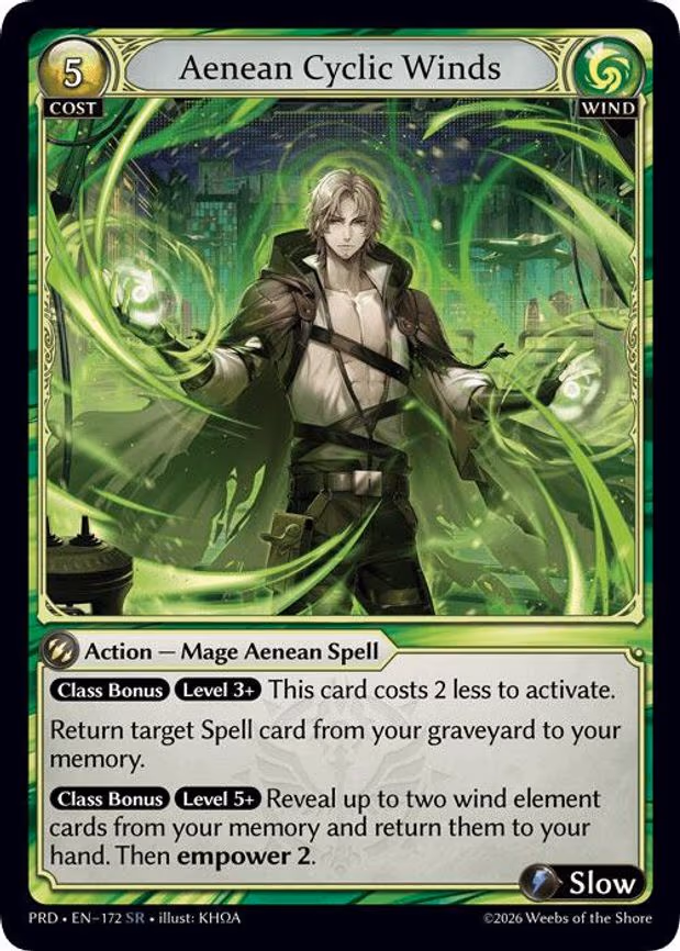 Aenean Cyclic Winds - Super Rare (172)