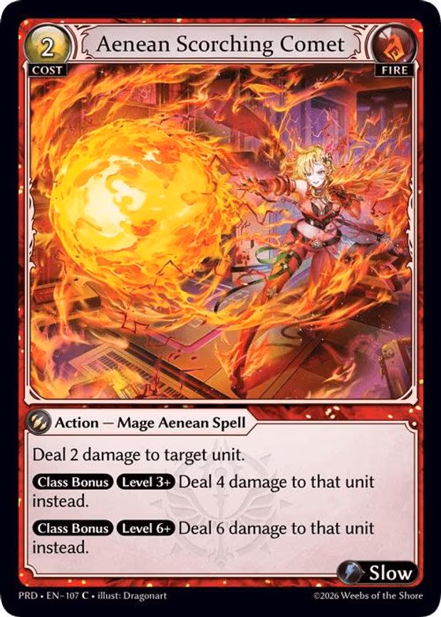Aenean Scorching Comet - Common (107)