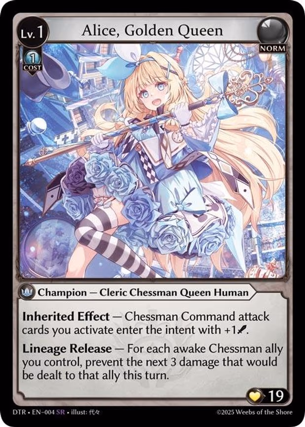 Alice, Golden Queen