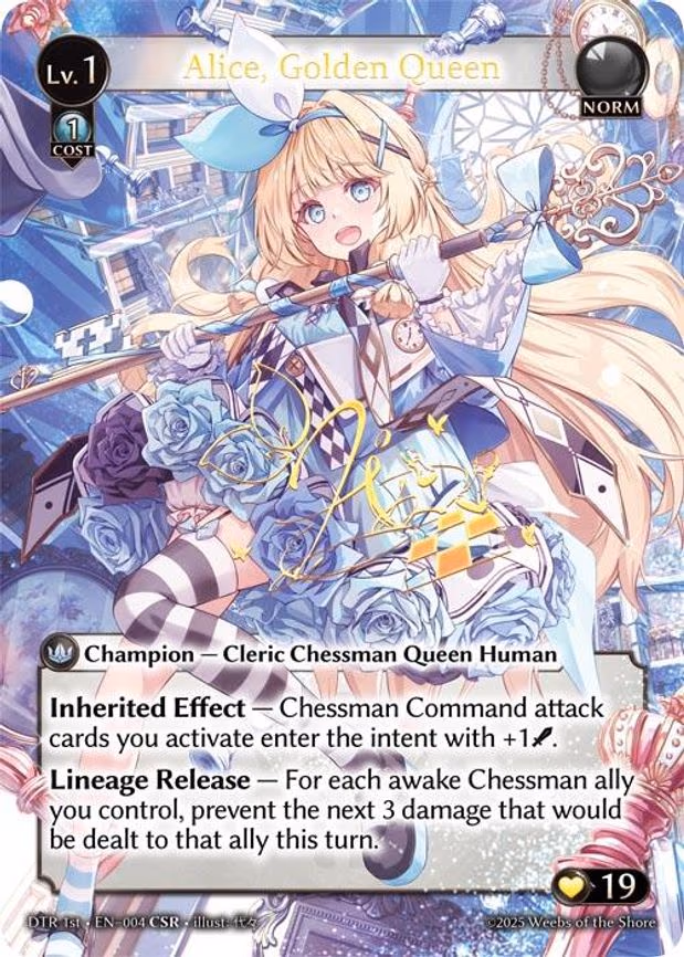 Alice, Golden Queen