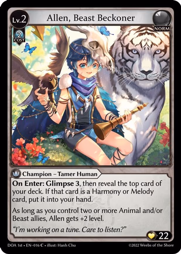 Allen, Beast Beckoner