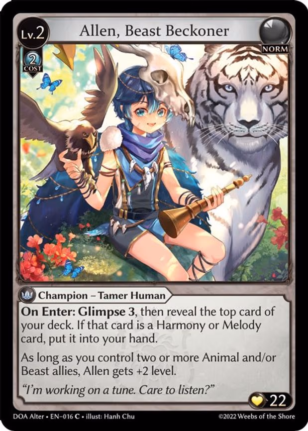 Allen, Beast Beckoner